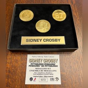 Sidney Crosby Bronze Medallion Coin Set